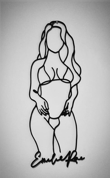 Feel so blessed every day, I ordered some silhouette pieces from a small business for my house and he&rsquo;s