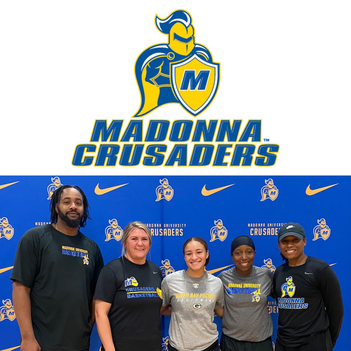 MariahnaMcConn1's tweet photo. After a great conversation with @coachbparker88 I am blessed and honored to receive my first official offer from Madonna University! 

@CoachJobey @Cierrabond0 @kyarber5 @MUCrusadersWBB @MIpremierbball @gowaverly https://t.co/bRWsWcocZv
