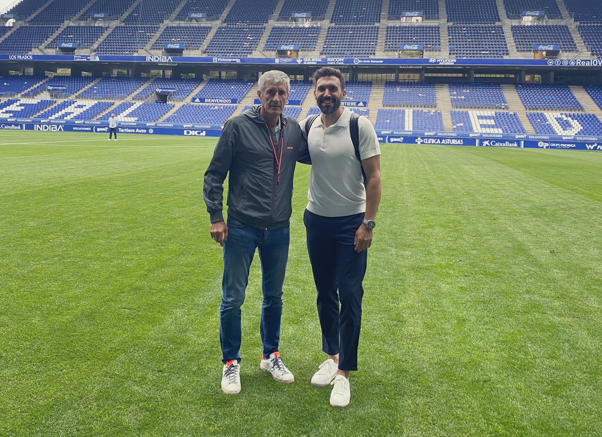 ¡Qué alegria, Setién! Una ilusión enorme que hayas estado en este día tan especial. 😘⚽️