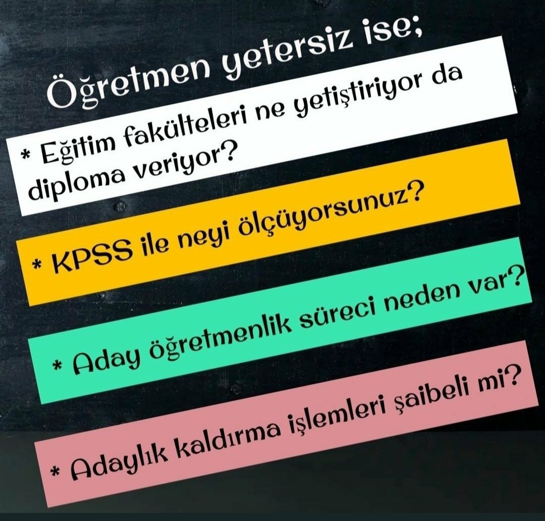 #ogretmenkerayakta #oeğretmenlerayakta #öğretmenlerayakta İtibarimiza daha fazla zarar verilmeden bu yanlıştan bir an önce dönülmelidir...Sesimizi duyun artık.