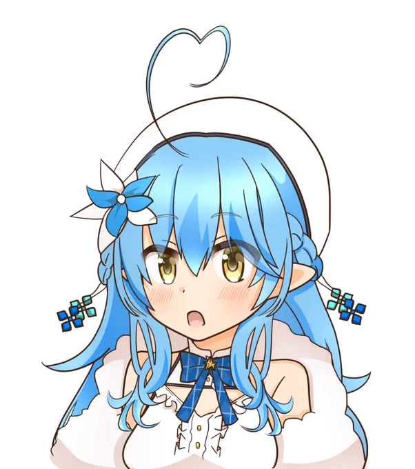 ラミィちゃん#雪花ラミィ #LamyArt #ホロライブ 