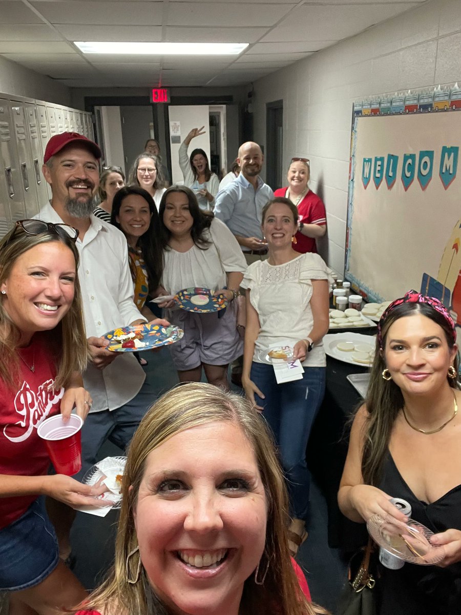 AnthonySchool's tweet photo. Our Board of Trustees and ParentCrew hosted a Back-to-School celebration for our Faculty & Staff. We ate snacks, decorated cookies, played games and enjoyed time together. We're ready to see our students this week! #TASstaff #TAScommunity https://t.co/kM9VfaXur8