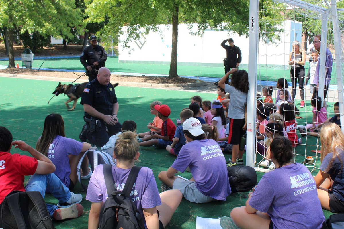 RidgewoodYMCA's tweet photo. A huge thank you to the Paramus and Paterson Police Departments for visiting our campers! The kids loved seeing the motorcycle and K-9 demonstrations! https://t.co/3SL89HBhEn