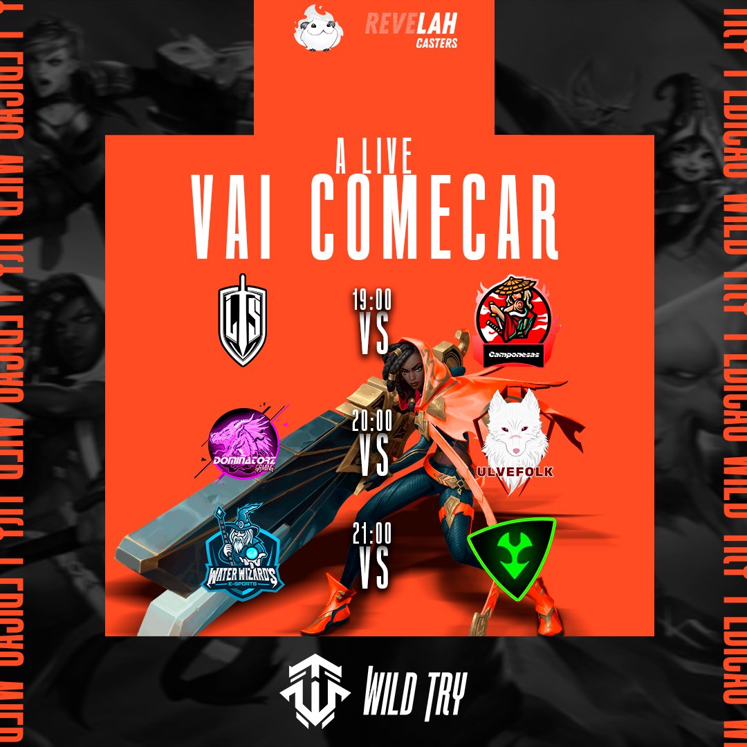 Mais um dia de Camp e hoje com a agenda bem cheiaa 🔥🔥

19h
@Ltsesportsbr x Camponesas
20h
<a href="/DominatorzG/">Dominatorz Gaming</a> x <a href="/Ulvefolk/">Ulvefolk</a> 
21h
Water Wizards x Aliens 

Juntamente com nossas narradoras:
<a href="/sudleslol/">sudles</a> e <a href="/AQuietMage/">SL Vodan 🏳️‍⚧️</a>