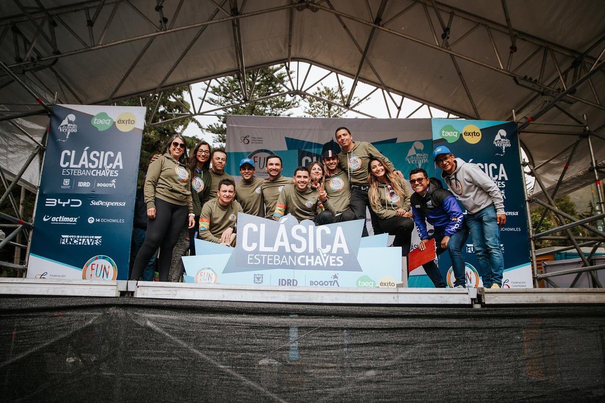 Equipo Fun! 😍 Orgullo total de ver lo logrado en la Clásica Esteban Chaves