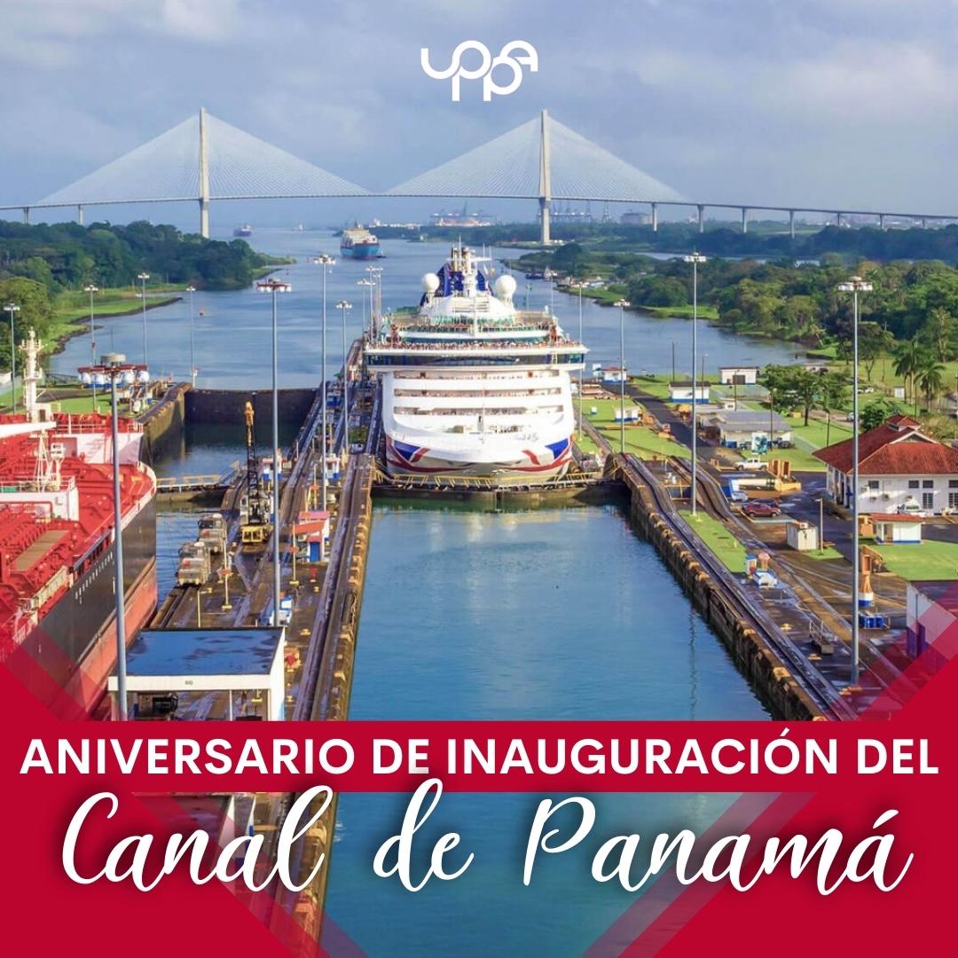 uppa_de's tweet photo. El Canal de Panamá fue inaugurado oficialmente el 15 de agosto de 1914, cumpliendo el día de hoy 118 años. ¡Celebremos!

#SomosUPPA https://t.co/jg7dzNI5S7