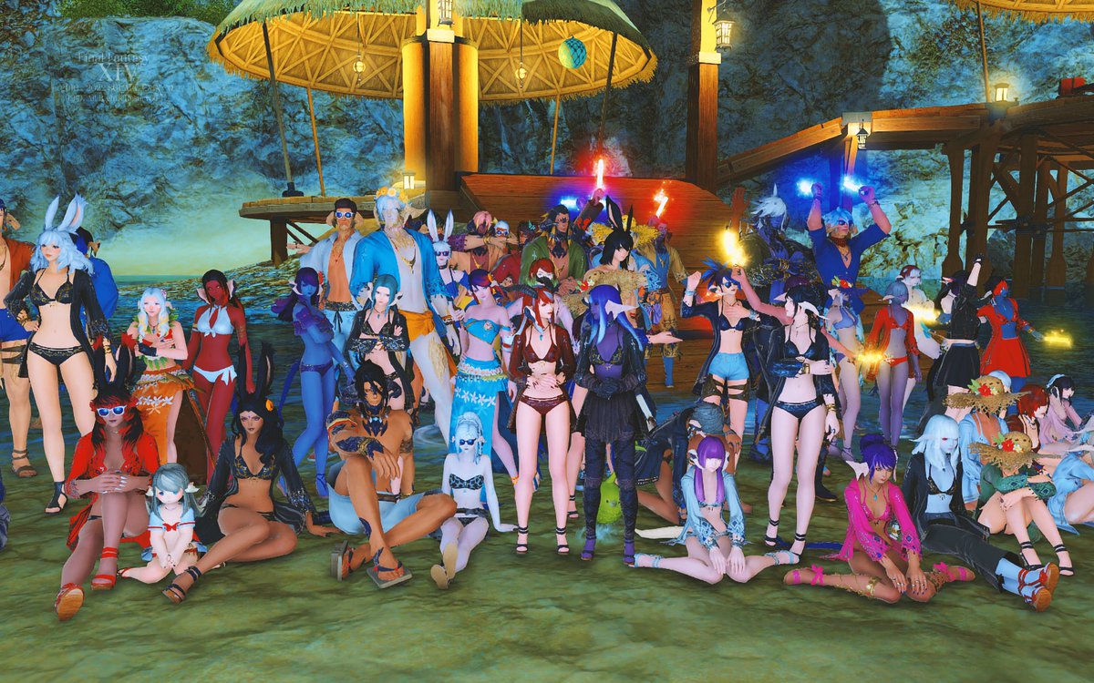 ChibiBlu's tweet photo. 8/19
#XIV_PICTCLIP #GPOSERS #EorzeaPhotos #おはララ #LaLaFell  #FFXIV #aurabeachbash
 #aetherartparty https://t.co/kNVRsv1nXX