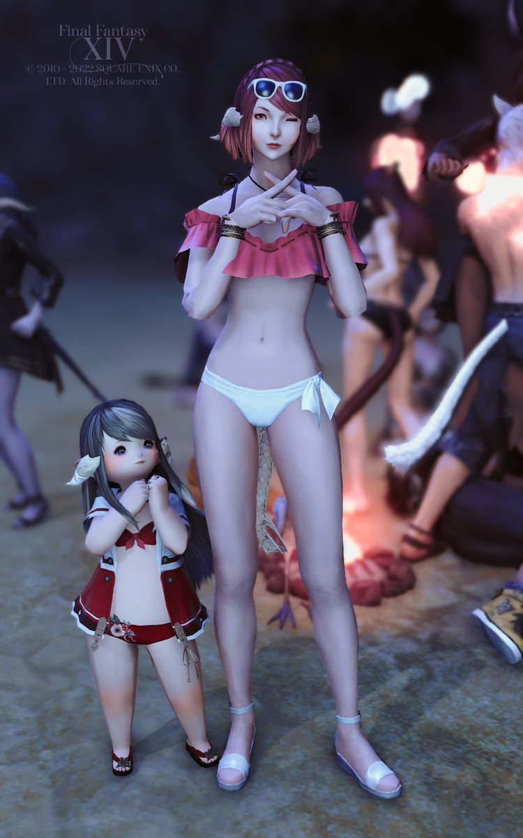 ChibiBlu's tweet photo. 14/19
#XIV_PICTCLIP #GPOSERS #EorzeaPhotos #おはララ #LaLaFell  #FFXIV #aurabeachbash
 #aetherartparty https://t.co/PcfzEbFI3T