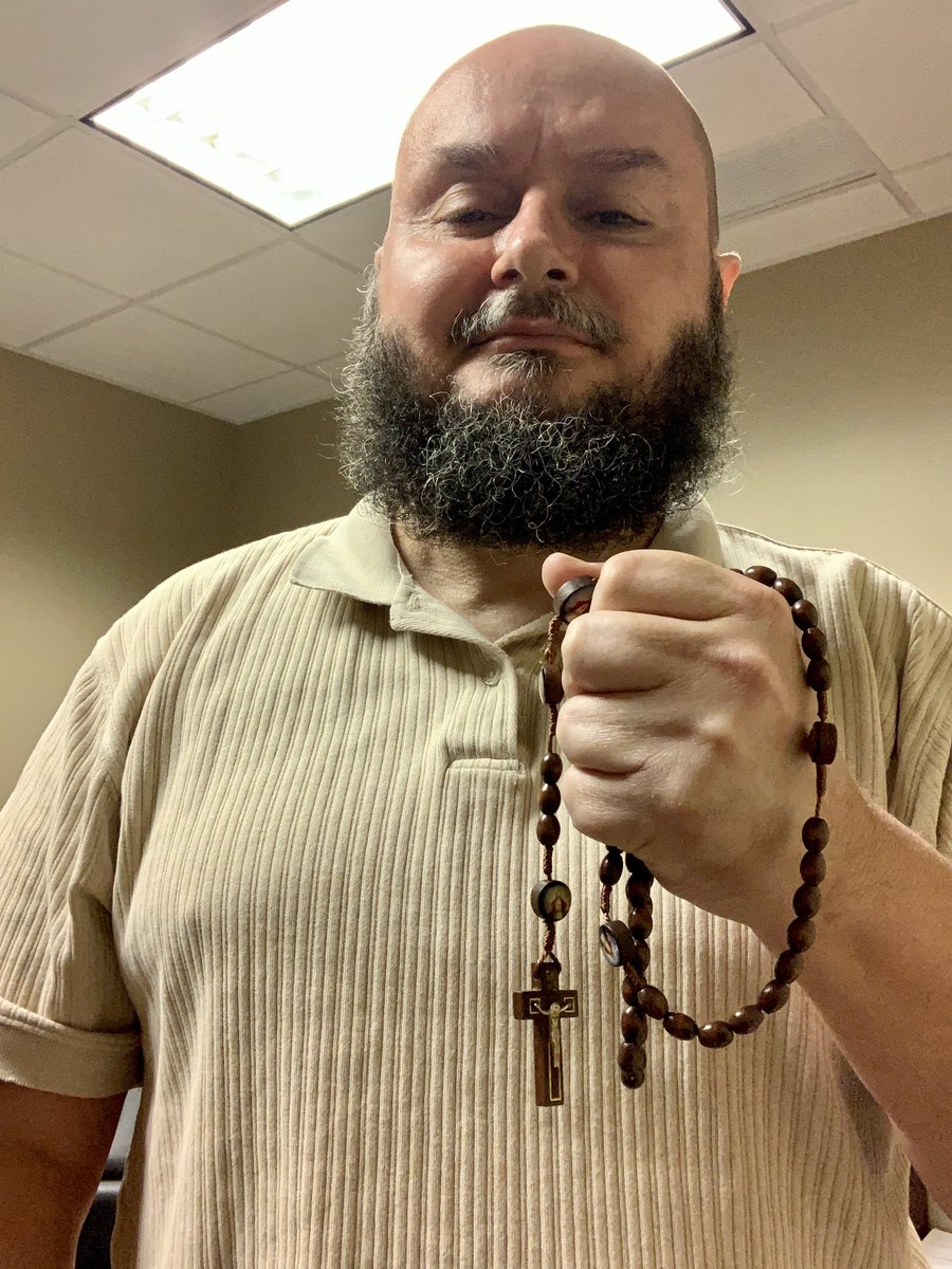 jrmh33's tweet photo. I am a Catholic and the Rosary is my weapon. https://t.co/AG8DeVk7sh