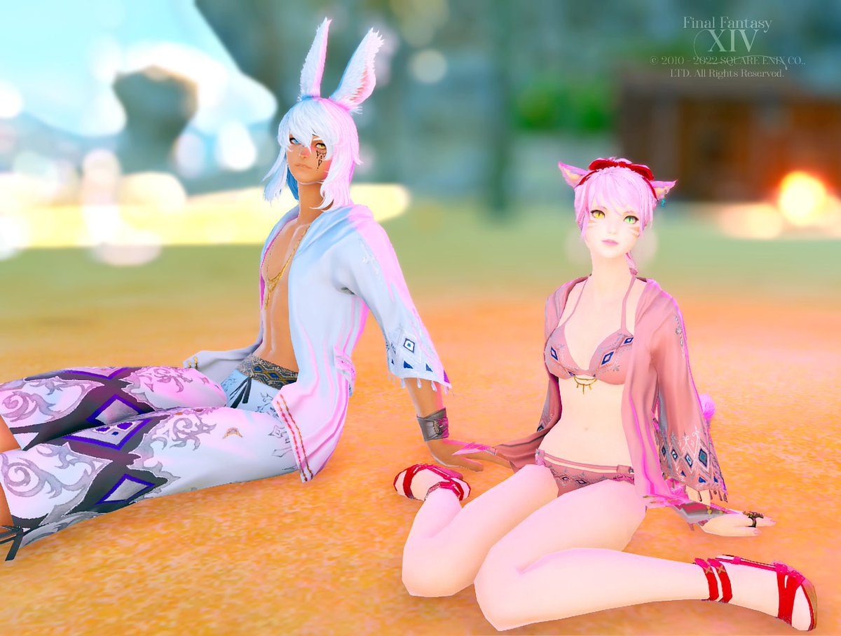 ChibiBlu's tweet photo. 11/19
#XIV_PICTCLIP #GPOSERS #EorzeaPhotos #おはララ #LaLaFell  #FFXIV #aurabeachbash
 #aetherartparty https://t.co/stwx0SftAE