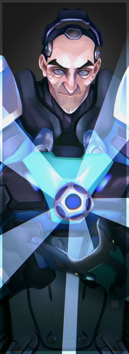 tsukioreo's tweet photo. Finished my sigma piece ! Almost 11 hours ! #sigma #Overwatch #Blizzard #FANART #art #procreate #digitalart https://t.co/F9RpCMCJip