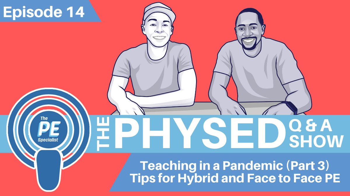 thepespecialist's tweet photo. The Phys Ed Q & A Show: Teaching in a Pandemic: Part 3 - Tips for Face to Face Instruction ( or Hybrid ) https://t.co/pQeldetiYL #pe #physed #peteacher #iteachpe #physicaleducation #elempe #pegeek #edtech #teacher #sdinpe #virtualpe https://t.co/VZuI6HIKuc
