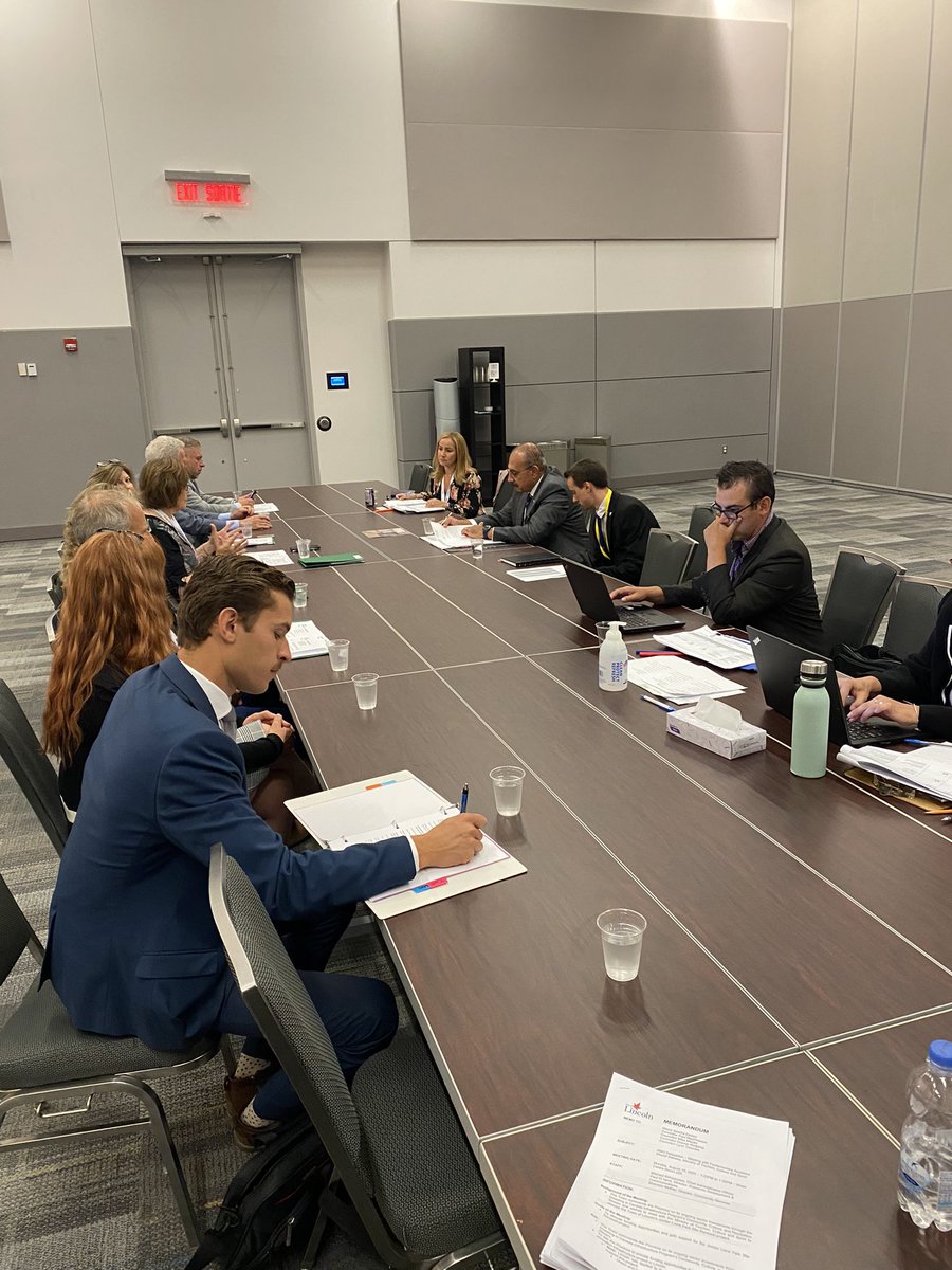 Thank you <a href="/SherefSabawyPC/">Sheref Sabawy</a> &amp; staff at <a href="/ExploreON/">Explore Ontario</a> for meeting with our delegation to discuss a redevelopment of Jordan Lions Park. Public community spaces play a strong role in supporting our residents. TY to <a href="/samoosterhoff/">Sam Oosterhoff</a> for joining our delegation and supporting this project.