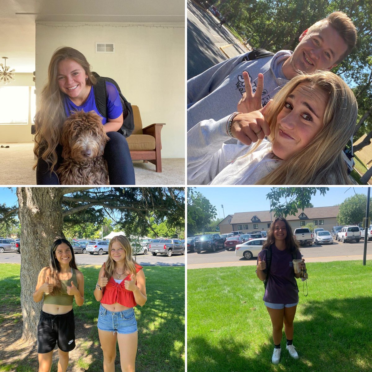 Happy First Day of School! The ladies are back on campus and it is time for another great year! 🏀