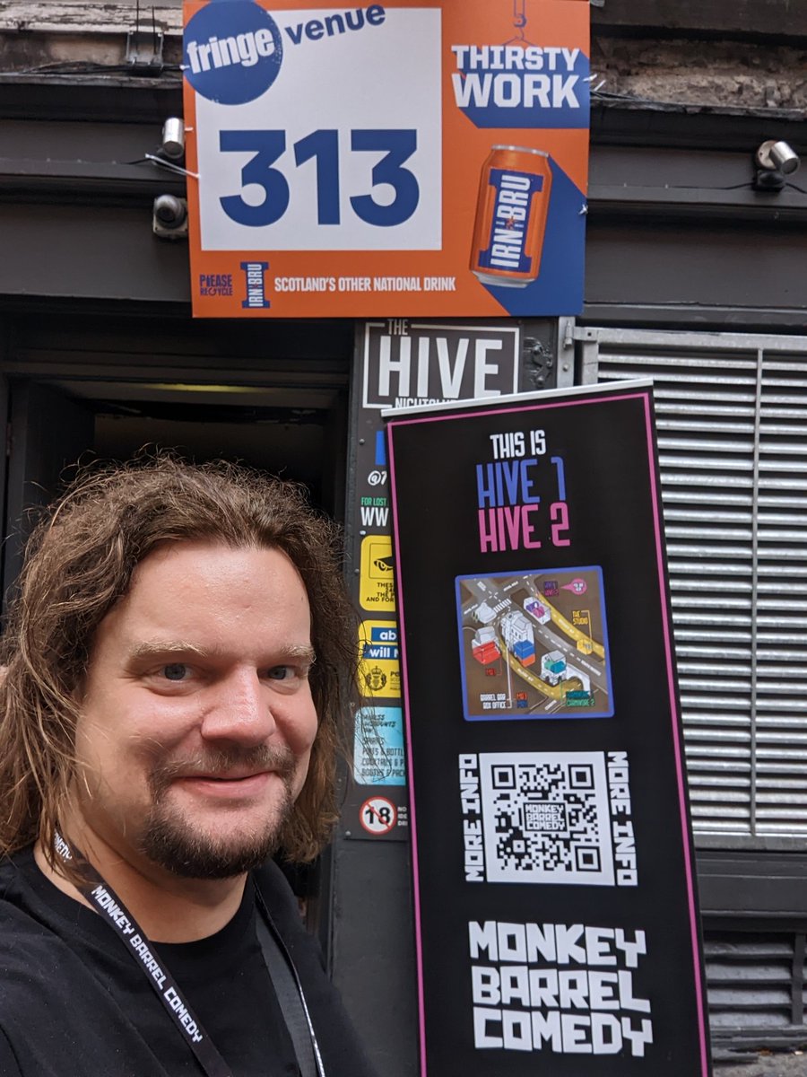ISMO comedy (@ismocomedy) on Twitter photo Three shows <a href="/BarrelComedy/">Monkey Barrel Comedy</a>
Mon at 7:05 @ Hive1 (Niddry st.)
Tue at 4.15 @ Hive1 (Niddry st.)
Wed 7:50 @ MB4 (Blair st )
First one starting soon!
Tickets: ismo.fun/tour/
#EdFringe2022 <a href="/edfringe/">Edinburgh Festival Fringe</a> Three shows <a href="/BarrelComedy/">Monkey Barrel Comedy</a>
Mon at 7:05 @ Hive1 (Niddry st.)
Tue at 4.15 @ Hive1 (Niddry st.)
Wed 7:50 @ MB4 (Blair st )
First one starting soon!
Tickets: ismo.fun/tour/
#EdFringe2022 <a href="/edfringe/">Edinburgh Festival Fringe</a>