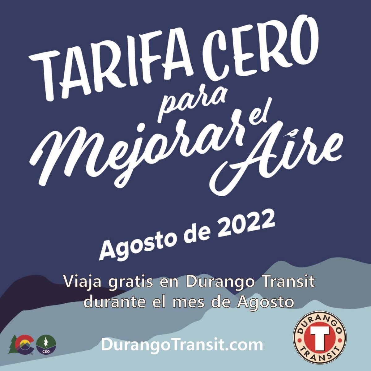 MelissaMYoussef's tweet photo. Ride Durango Transit free for the month of August... https://t.co/JeUDNLGPLp