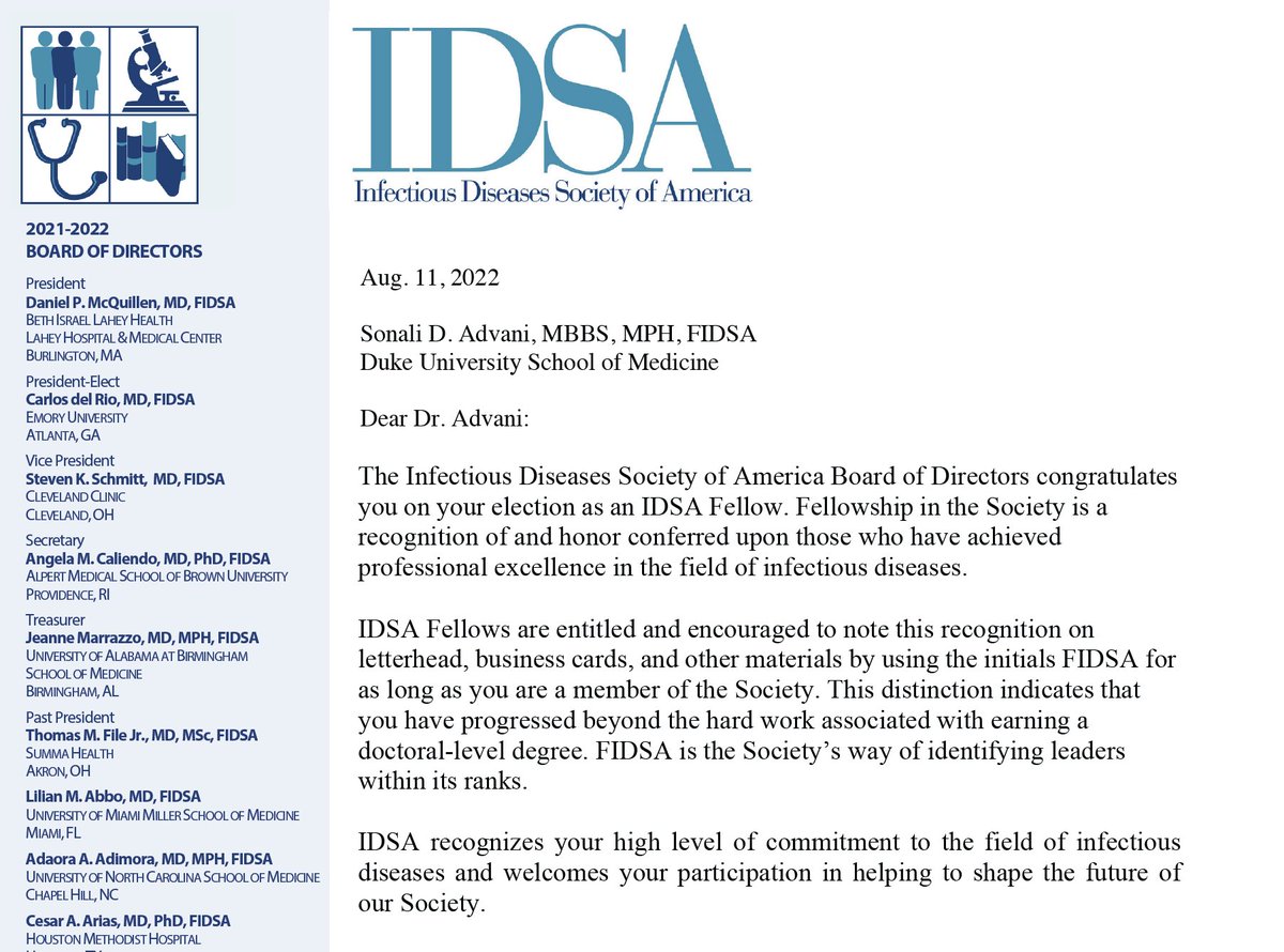 Sonali Advani MD, MPH, FIDSA tweet media