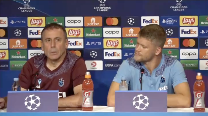 Abdullah Avcı: "Önemli bir kültüre, Şampiyonlar Ligi ve Avrupa kültürüne sahip bir takım olan Kopenhag ile oynayacağız. 22 senedir aralıksız Avrupa'da oynayan, önemli geçmişe sahip bir kulüp."