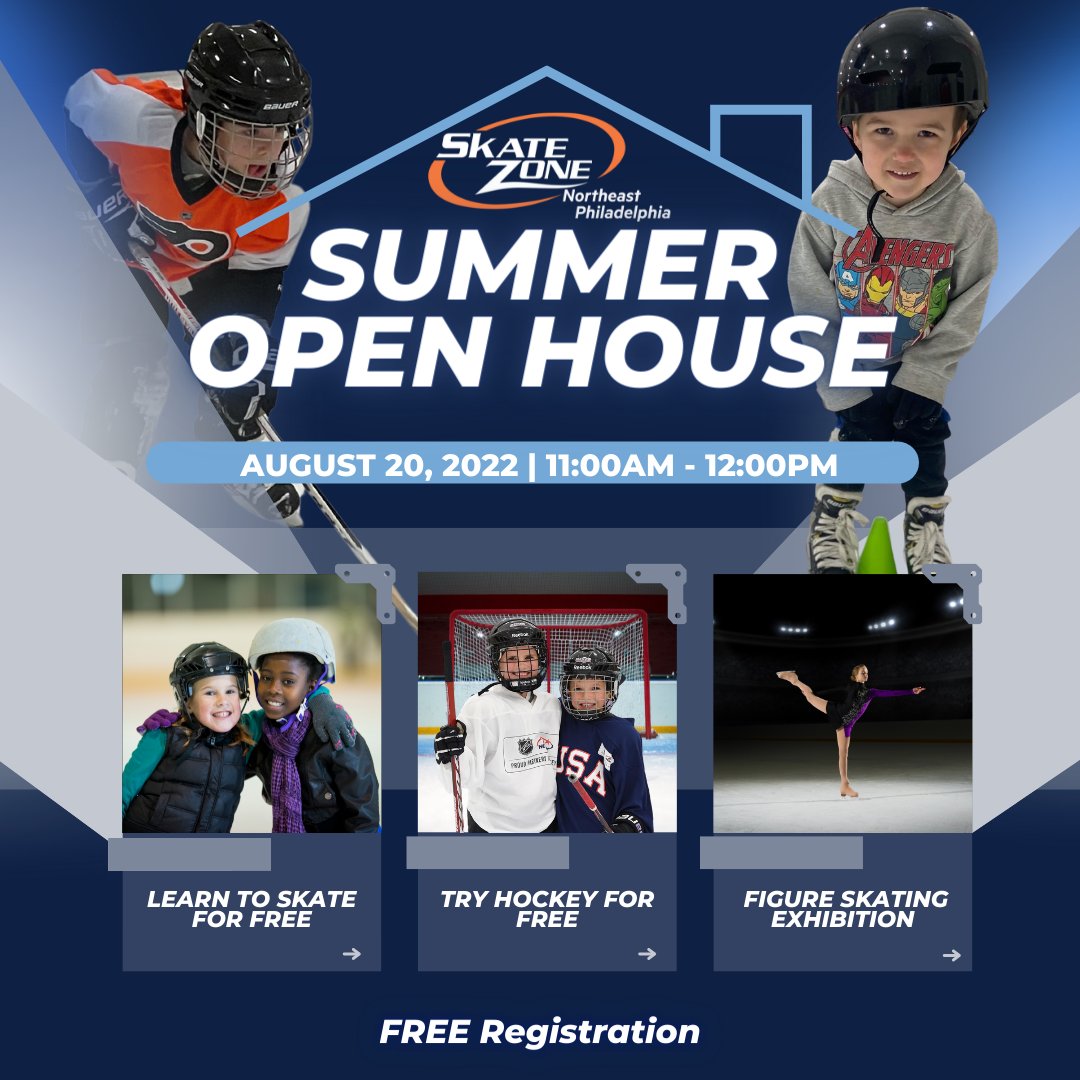 Did you know that we are having a FREE Open House this Saturday? 

That's right, we said FREE. FREE Skating, FREE Try Hockey. 

More info and register---> northeastskatezone.com/summer/

#free #summerfun #openhouse #iceskating #funtimes