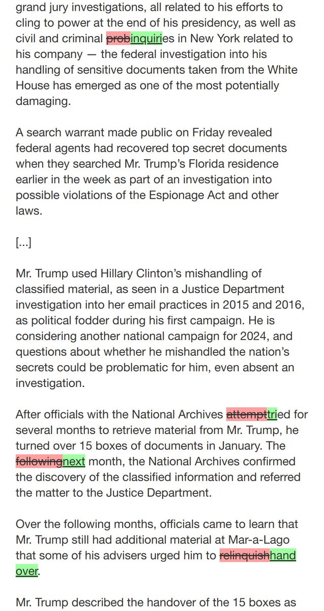maggiediffs's tweet photo. .@maggiet1m3 Update to: 'Trump’s Shifting Explanations Follow a Familiar Playbook' https://t.co/awWpyRc8T5 https://t.co/DYWtsHDOGC