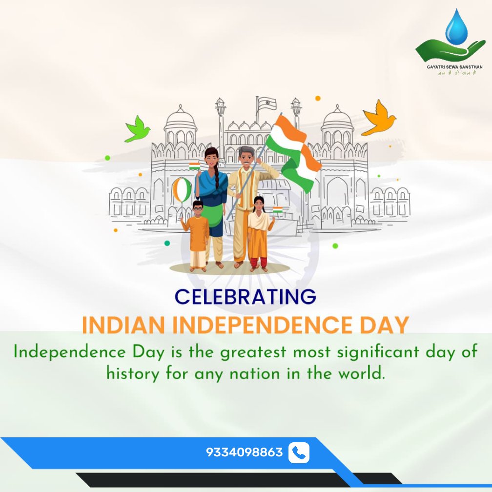 GayatriSewa's tweet photo. आप सभी को स्वतंत्रता दिवस की हार्दिक शुभकामनाएं।
#indipendenceday https://t.co/3uezNn1KNd