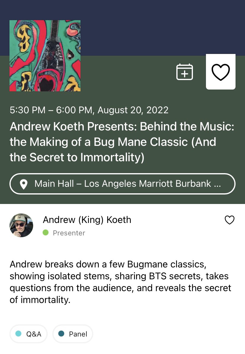 Get ready see the process behind the making of some of your favorite <a href="/bugmane/"></a> songs and hear some exclusive unreleased joints! Get those questions ready, only at <a href="/BugConOfficial/">The Next Bug Con</a>
