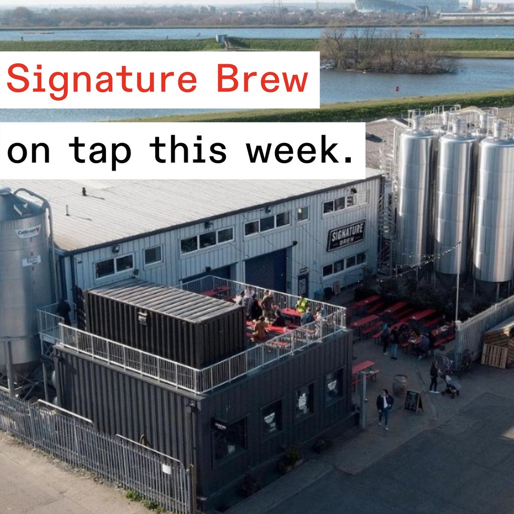 draughtdrop's tweet photo. @SignatureBrew are back this week! 🎶🎤

They're all about incredible beer, great music &amp; good times which you'll find in not one, but TWO of their awesome taprooms.⁠ @SignatureBrewBH based on the Blackhorse beer mile and @SignatureBrewE8 in Haggerston.

Have you been yet?👇⁠ https://t.co/qjw7jPWWW4