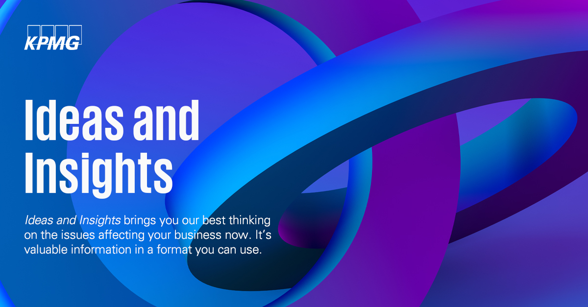 KPMG_US's tweet photo. Stay in the know with Ideas and Insights. Discover hot topics, tax news, and regulatory news from KPMG. https://t.co/pIYYS9XWEx
#KPMGFS #financialservices #hottopics https://t.co/7TfjNp895d