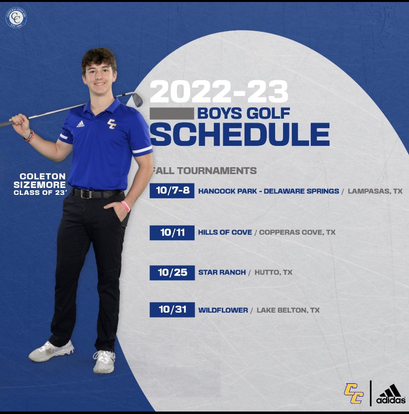 GodawgnationC's tweet photo. Fall golf schedule https://t.co/pH2SSFef4Y
