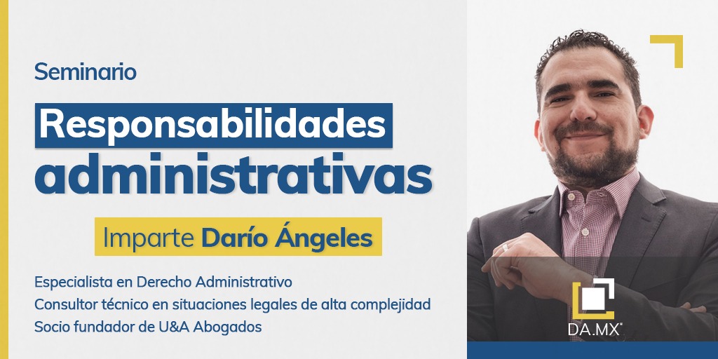 somosdamx's tweet photo. 🤝 ¡Súmate a nuestro seminario "Responsabilidades Administrativas"! 👇
✅️ Será impartido por el mismísimo Mg. Darío Ángeles.

✍️ Link al formulario de inscripción https://t.co/BGrAh2fzpI https://t.co/eI0UM0tthe