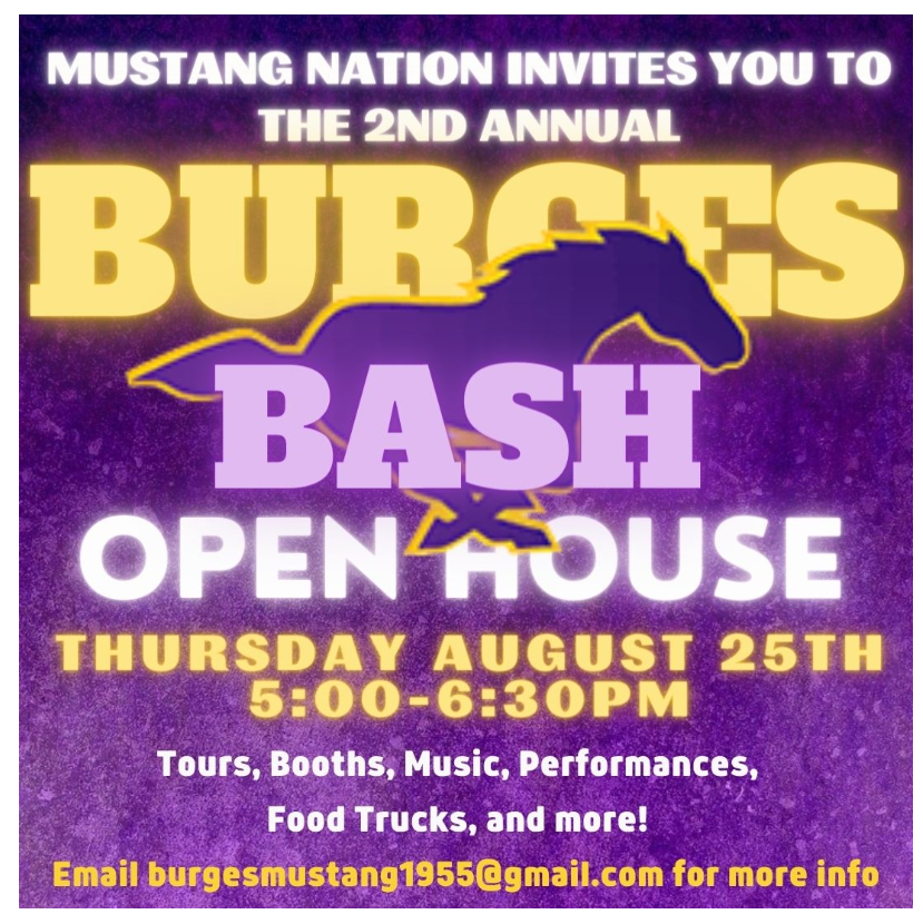 eprdspd's tweet photo. Calling all Burges Students and Parents, make plans to attend the 2nd Annual Burges Bash/Open House. https://t.co/6ZwNgd3kRN