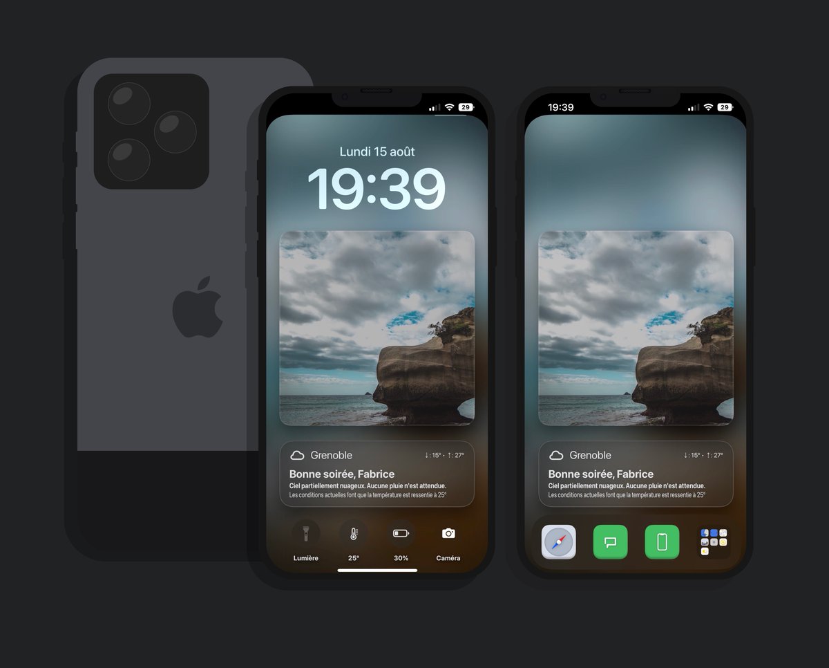 ITRecords38's tweet image. In action | iOS16 Beta 6
#iOS16Beta6 #france #apple #lockscreen #Homescreen #design #iPhone13Pro