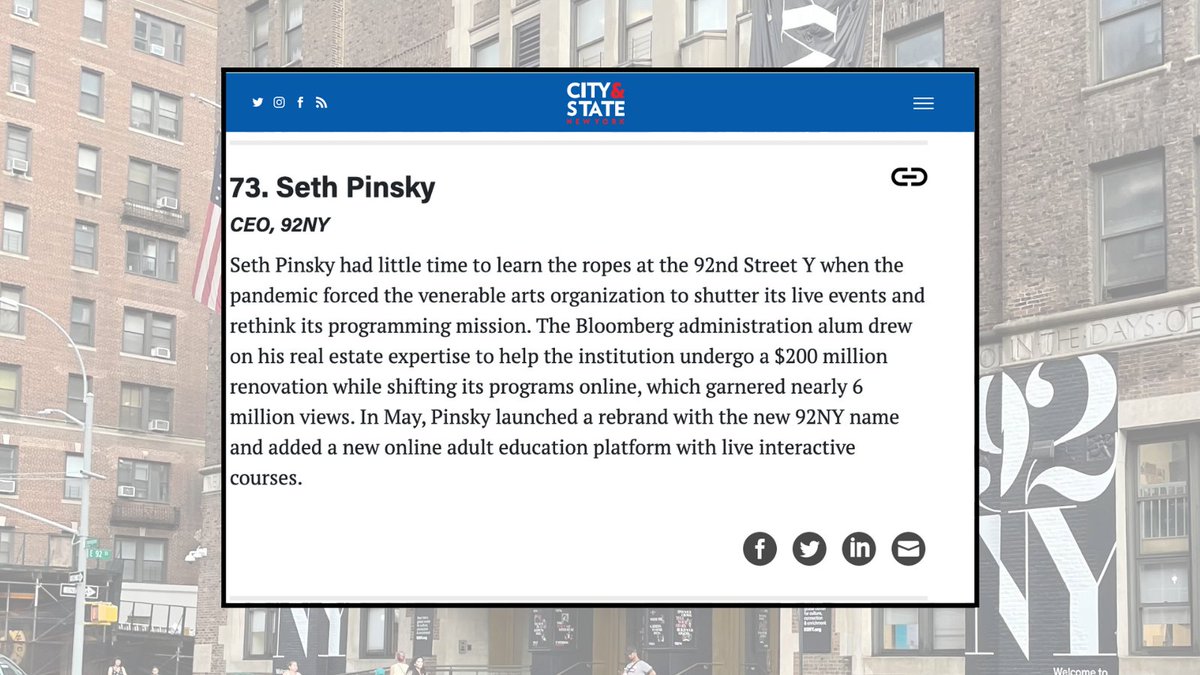 The 92nd Street Y, New York tweet media