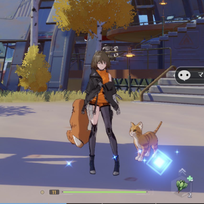mottary_peridot's tweet photo. Looking forward to Alban’s stream for  #TowerofFantasy !!
I've #createanimyself used color of Alban🧡🧡 I have a tail too!
And photo with a cat🐱😊
#AlbanKnox https://t.co/wVszSnwdJU