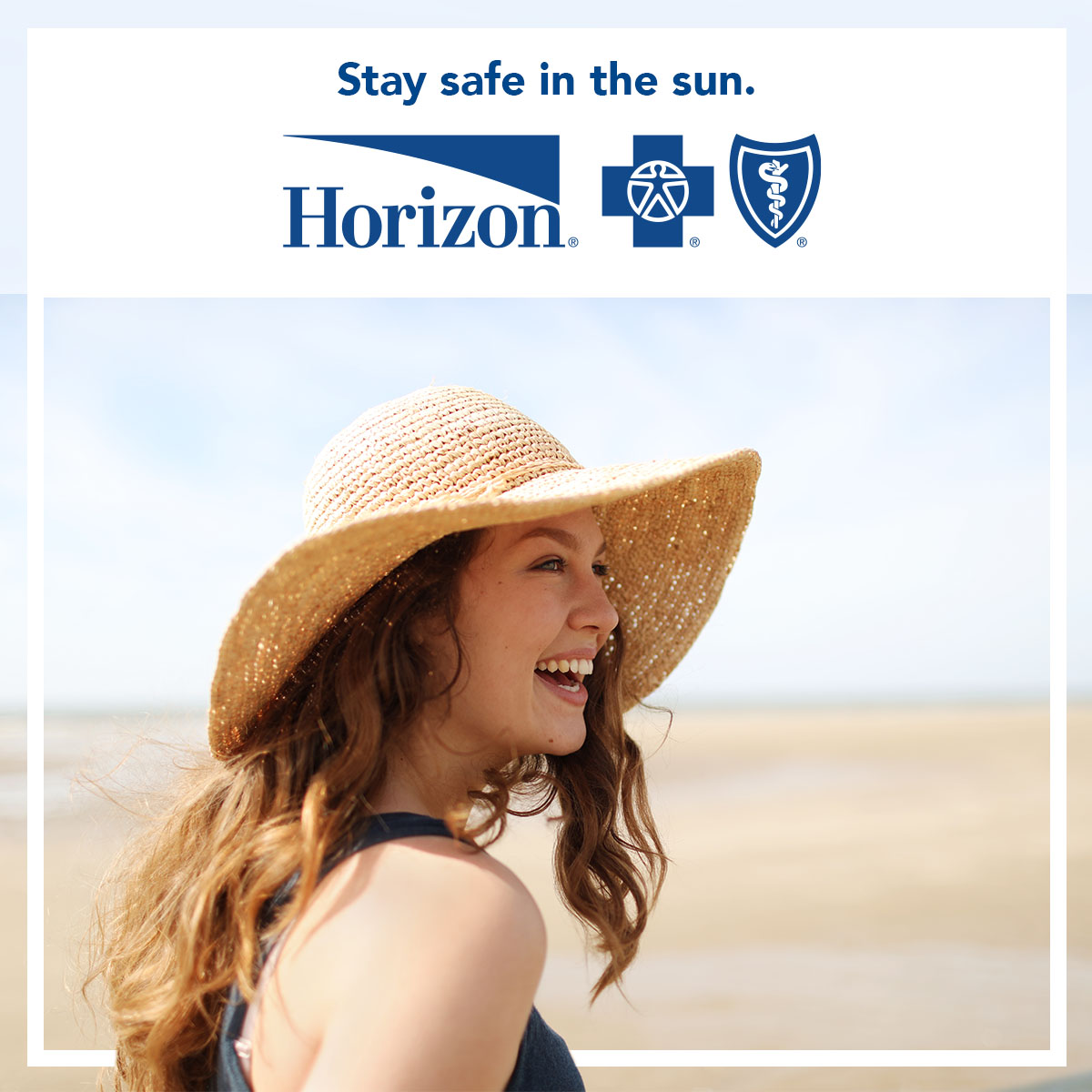 HorizonBCBSNJ's tweet photo. August is sun safety month. We’ve put together great tips on how to enjoy summer days while keeping you and your loved ones protected and healthy.  #sunsafetymonth #summersun #uvawareness https://t.co/JfZ7DhrP5C https://t.co/n0YwU0WpjR
