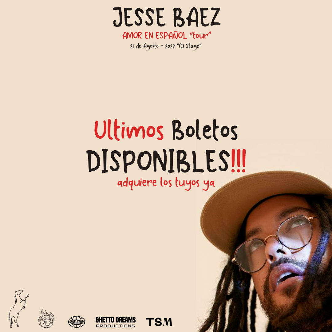 La gira de <a href="/Jessebaezlolwut/">amor en español</a> en México comenzó con un Sold Out en CDMX. 

Nos vemos en Guadalajara el domingo 21 de agosto en el <a href="/C3Mexico/">C3 Stage</a> y los últimos boletos están por agotarse.

#Caballeros #GhettoDreams