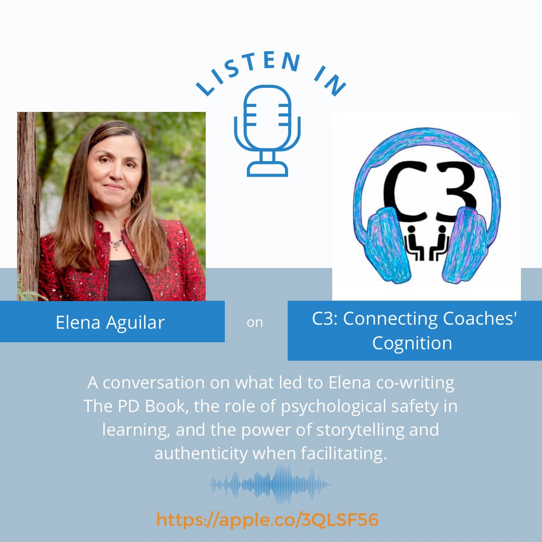 brightmorningtm's tweet image. 🎧 Listen to Elena’s convo with @C3Coaches about PD, writing a new book 📚 and everything in between podcasts.apple.com/us/podcast/ele…