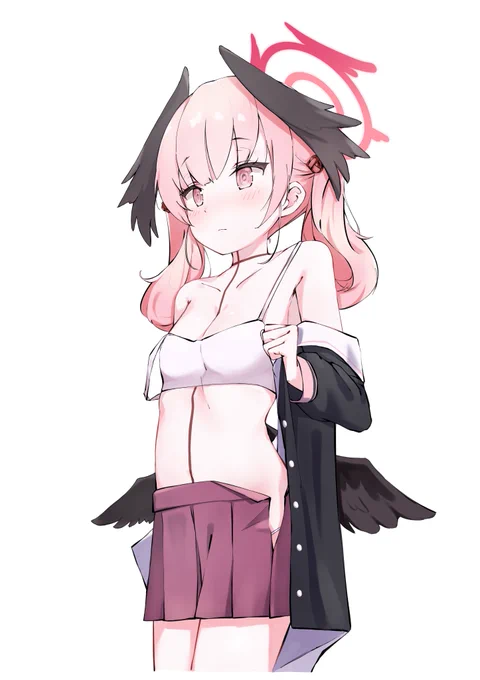 着替え中のコハルちゃん#ブルアカ 