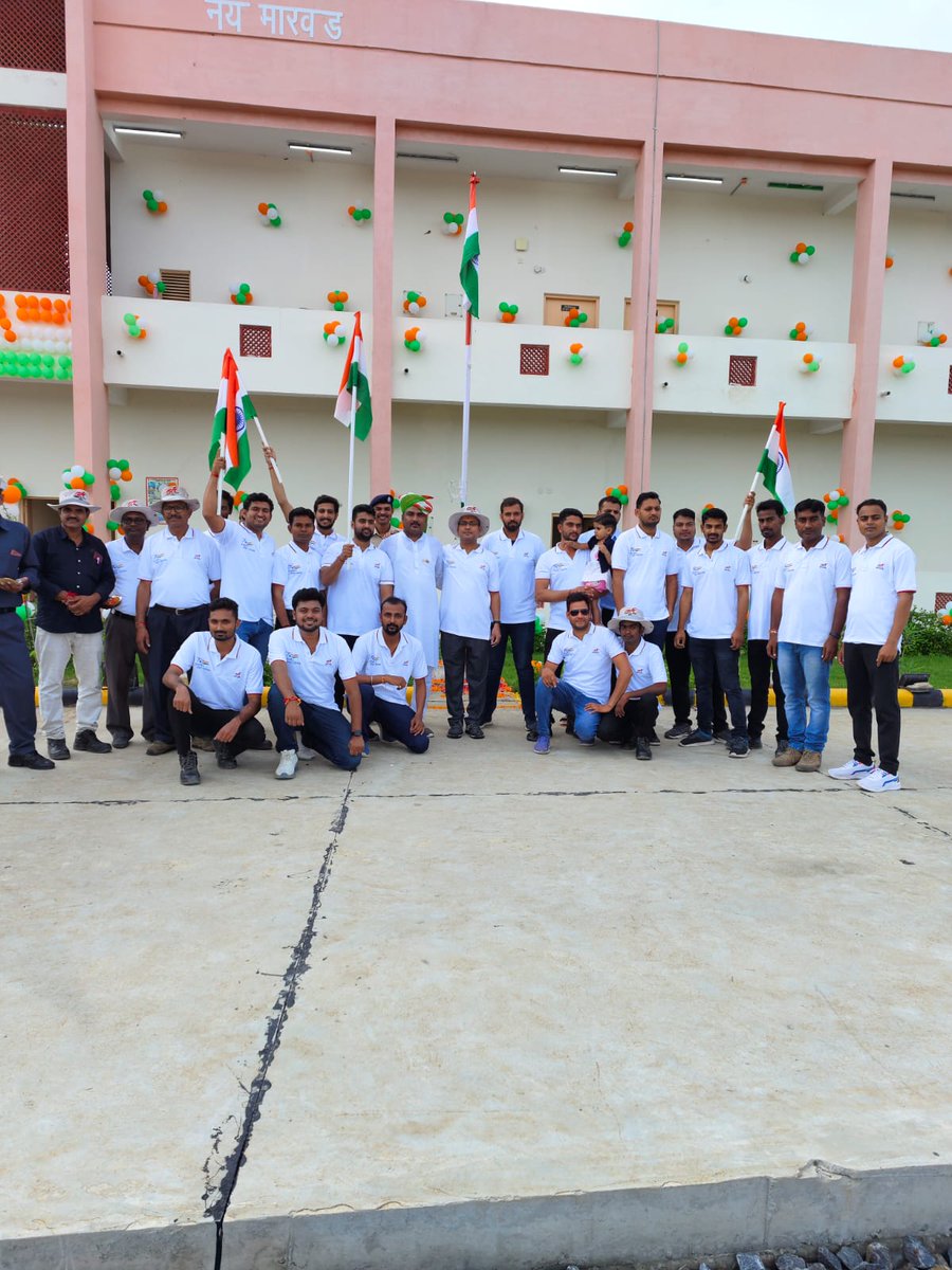 Celebrating #IndependenceDay2022 at #WDFC’s New #Shrimadhopur Junction &amp; New #Marwar stations. 

#स्वतंत्रतादिवस 
#Iday2022
#AmritMahotsav
#IndiaAt75
#HarGharTiranga
#DFCCelebratesIndiaat75