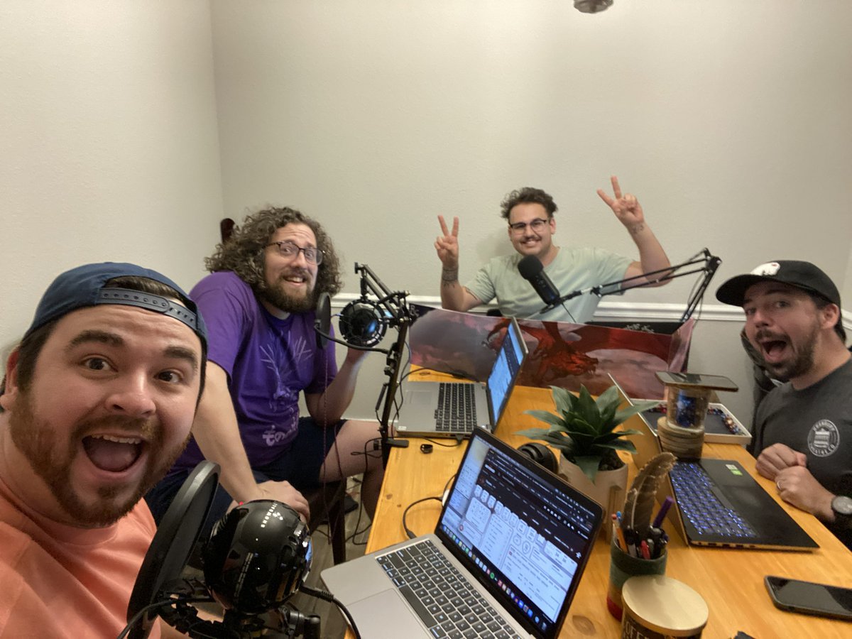 D8Fate's tweet photo. After several long months and a impromptu trip to target, we are back!!! #ad8withfate #podcast #dnd #dungeonsanddragons https://t.co/n8rPzmmSvU