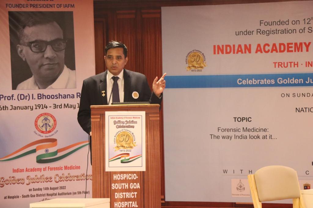 NFSU_Goa's tweet photo. NFSU Goa campus co-hosted National Symposium on "Death Deserves Dignity" with Indian Association of Forensic Medicine, Goa and Department of Forensic Medicine, South Goa District Hospital, Margao on 14th August 2022.
#nfsugoacampus #iafm #forensics #forensicmedicine https://t.co/MmCojDBHIO