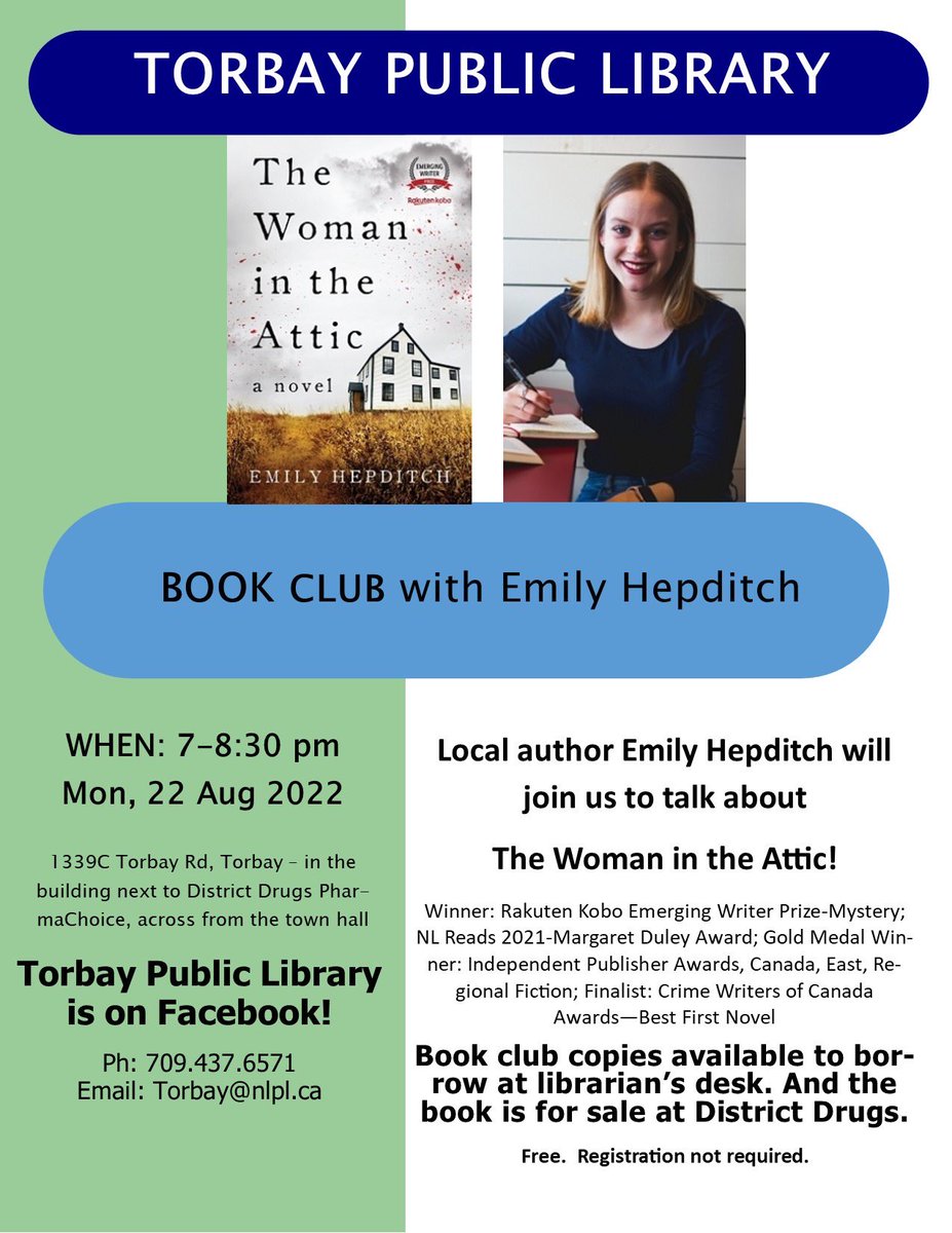 MaynardLara's tweet photo. @emilyhepditch @FlankerPress @NLPubLibraries @torbaynl https://t.co/RlChC9zfpR