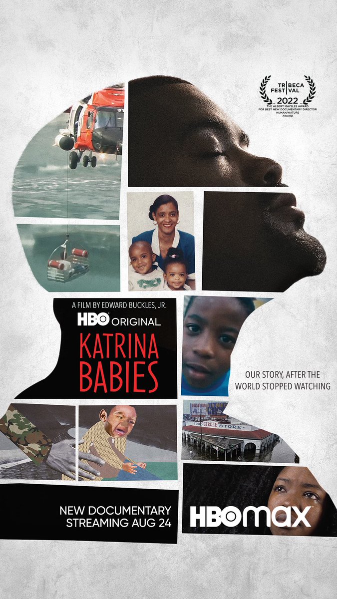 The babies who were neglected and forgotten in 2005 aren’t babies anymore, and this is our story! 

Excited to share the official key art for our <a href="/HBO/">HBO</a> original documentary, Katrina Babies, streams August 24 on @HBOMax <a href="/HBODocs/">HBO Documentaries</a>. 
#KatrinaBabies 🤎
