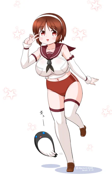 #艦これ版深夜の真剣お絵描き60分一本勝負#艦これ版真剣お絵描き60分一本勝負_20220815#名取アクティブなとりん 
