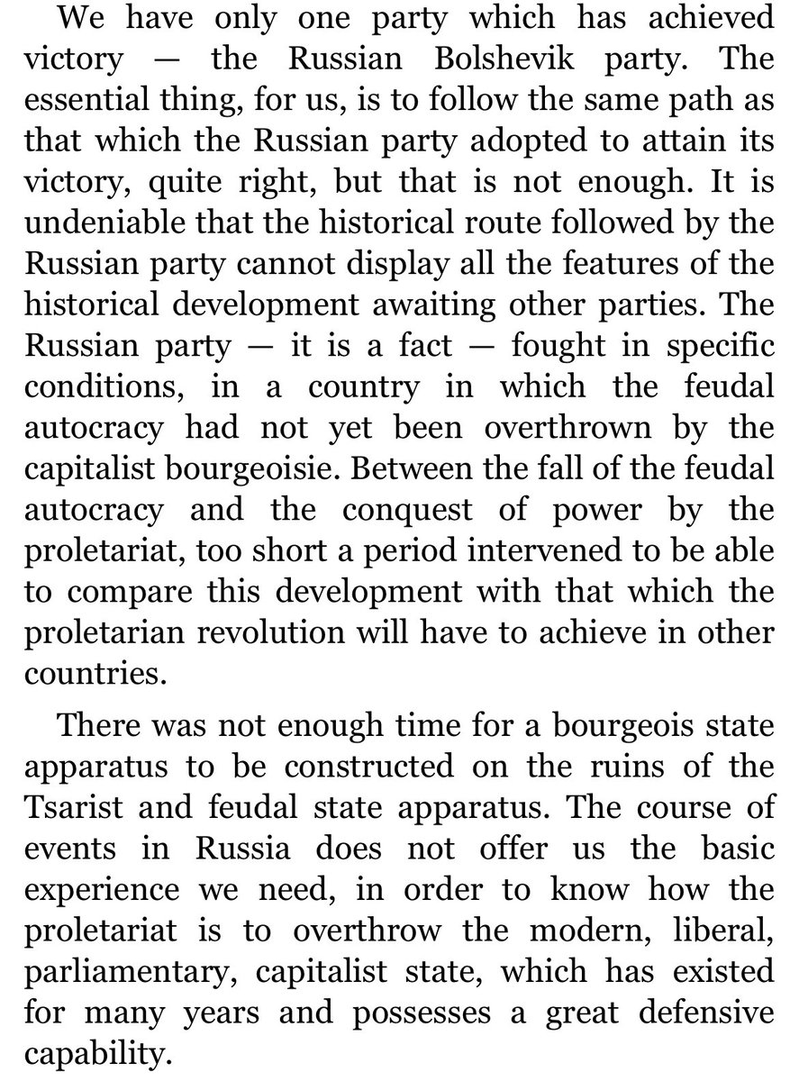 QuoteCommunists's tweet image. from Bordiga’s speech at the 6th Enlarged Executive Meeting of the Communist International