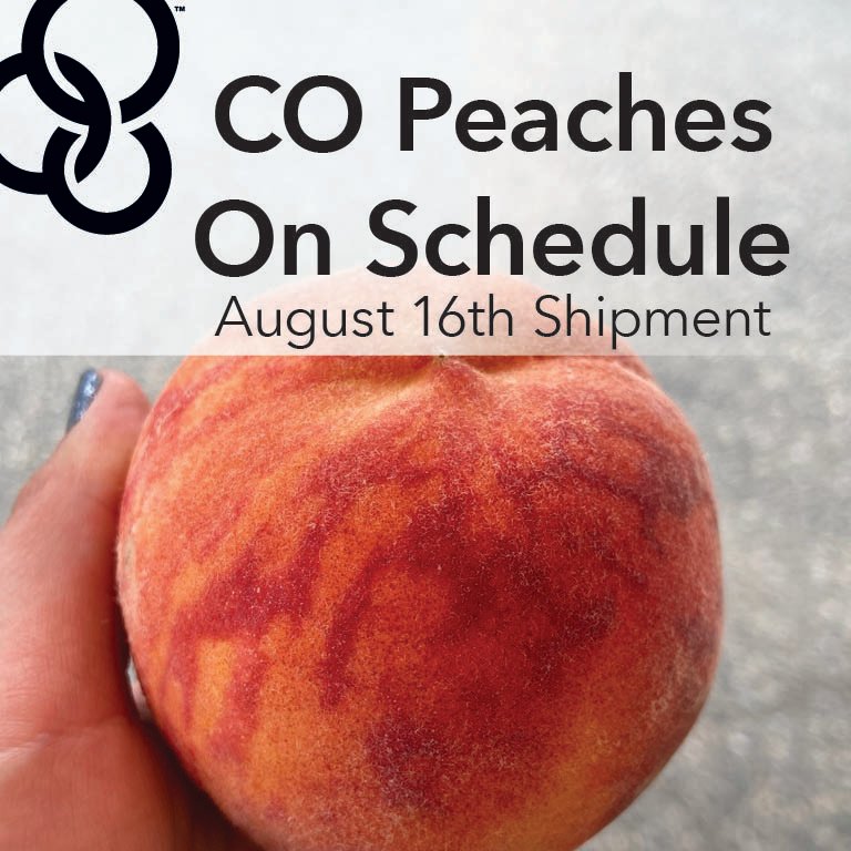 CO Peaches for the Week of August 16th are Back On Schedule! They are scheduled to arrive Tues morning, so we should be open at 11 as originally planned. We are so sorry for the confusion. Tues - Fri, 11 AM - 7 PM OR until sold out in the Scheels Home &amp; Hardware Parking Lot.
