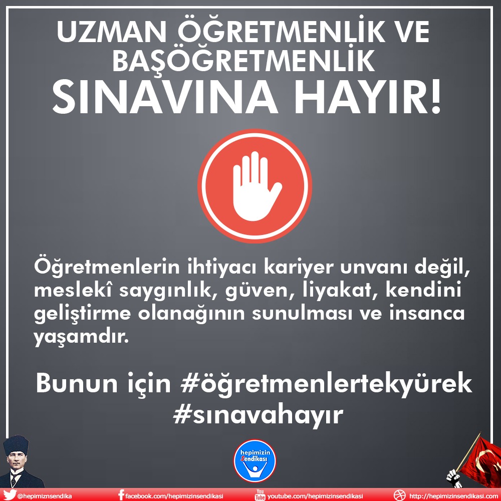 #öğretmenlertekyürek
#sınavahayır