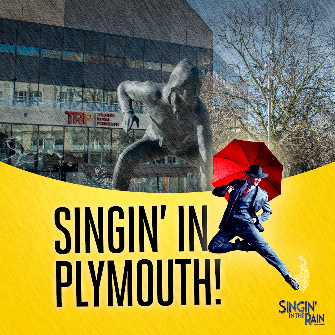 SINGIN' IN THE RAIN (@intherainsocial) on Twitter photo There's rain heading your way Plymouth - and buckets of joy too! We're delighted to be opening <a href="/TRPlymouth/">Theatre Royal Plymouth</a> TONIGHT 💦
You have until Saturday 20 Aug to join us one last time, as we come to the end of our incredible 2022 tour ☔
Don't miss out! ow.ly/B5BL50KkaES There's rain heading your way Plymouth - and buckets of joy too! We're delighted to be opening <a href="/TRPlymouth/">Theatre Royal Plymouth</a> TONIGHT 💦
You have until Saturday 20 Aug to join us one last time, as we come to the end of our incredible 2022 tour ☔
Don't miss out! ow.ly/B5BL50KkaES
