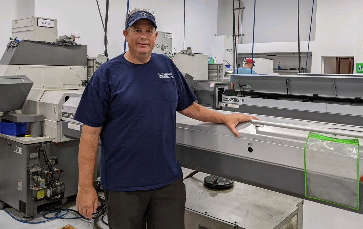 TMWSwarfblog's tweet photo. Start your #MachineMonday off with a fresh podcast! This week, Noah talks with Shawn Gaskin of Swiss Technologies of New England on what it takes to run a #medicalmachining company in today's competitive market. Read and listen at https://t.co/Zo6hT1TA4L. #machining #machineshop https://t.co/w27HvZuILP