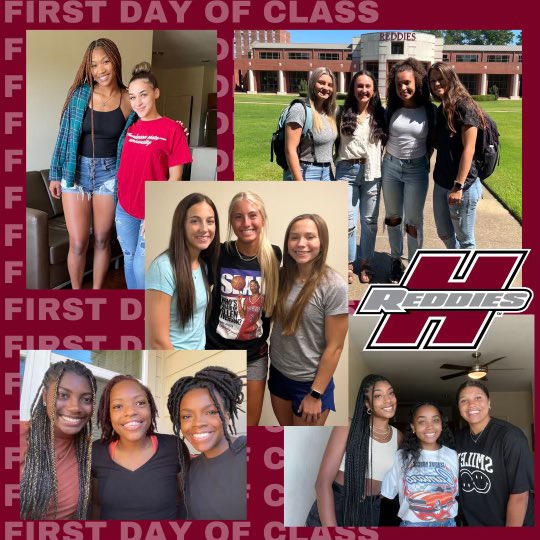 First day of school pictures for the crew! We are Reddie! 🏀🏀